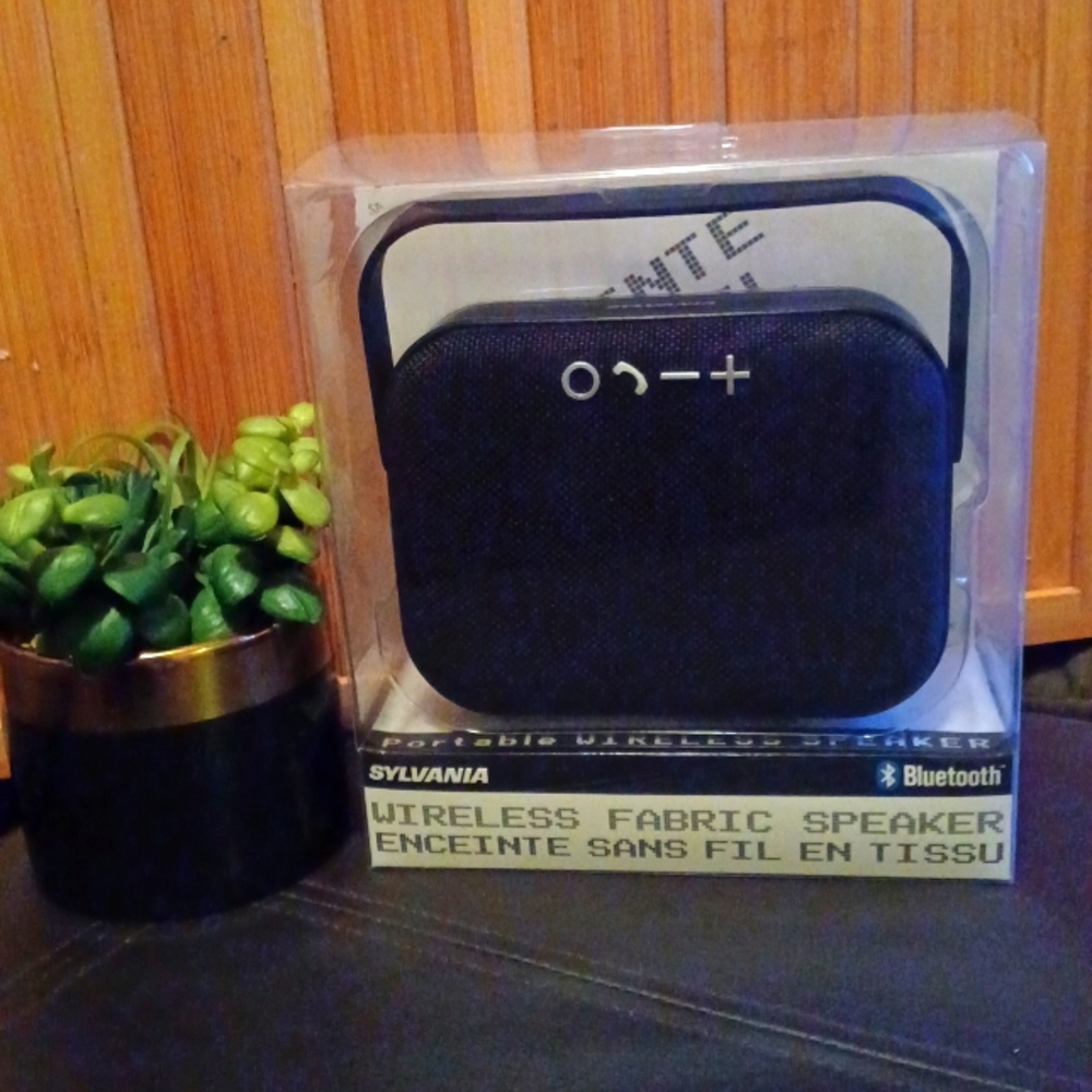 Sylvania Black Portable Bluetooth Speaker